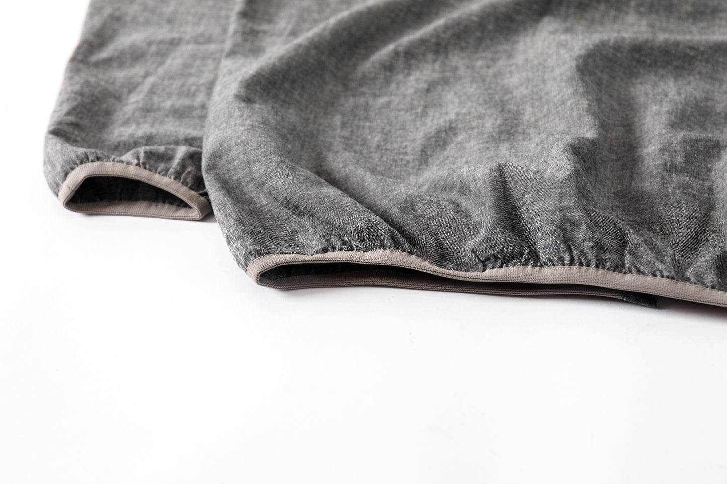 KIMURA /  narrowing cardigan - Black Chambray