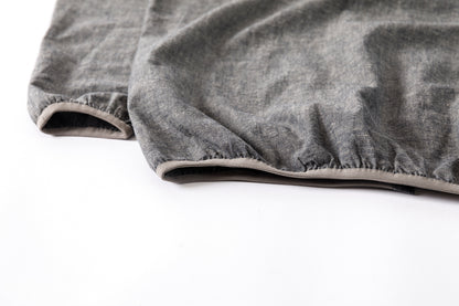 KIMURA /  narrowing cardigan - Black Chambray