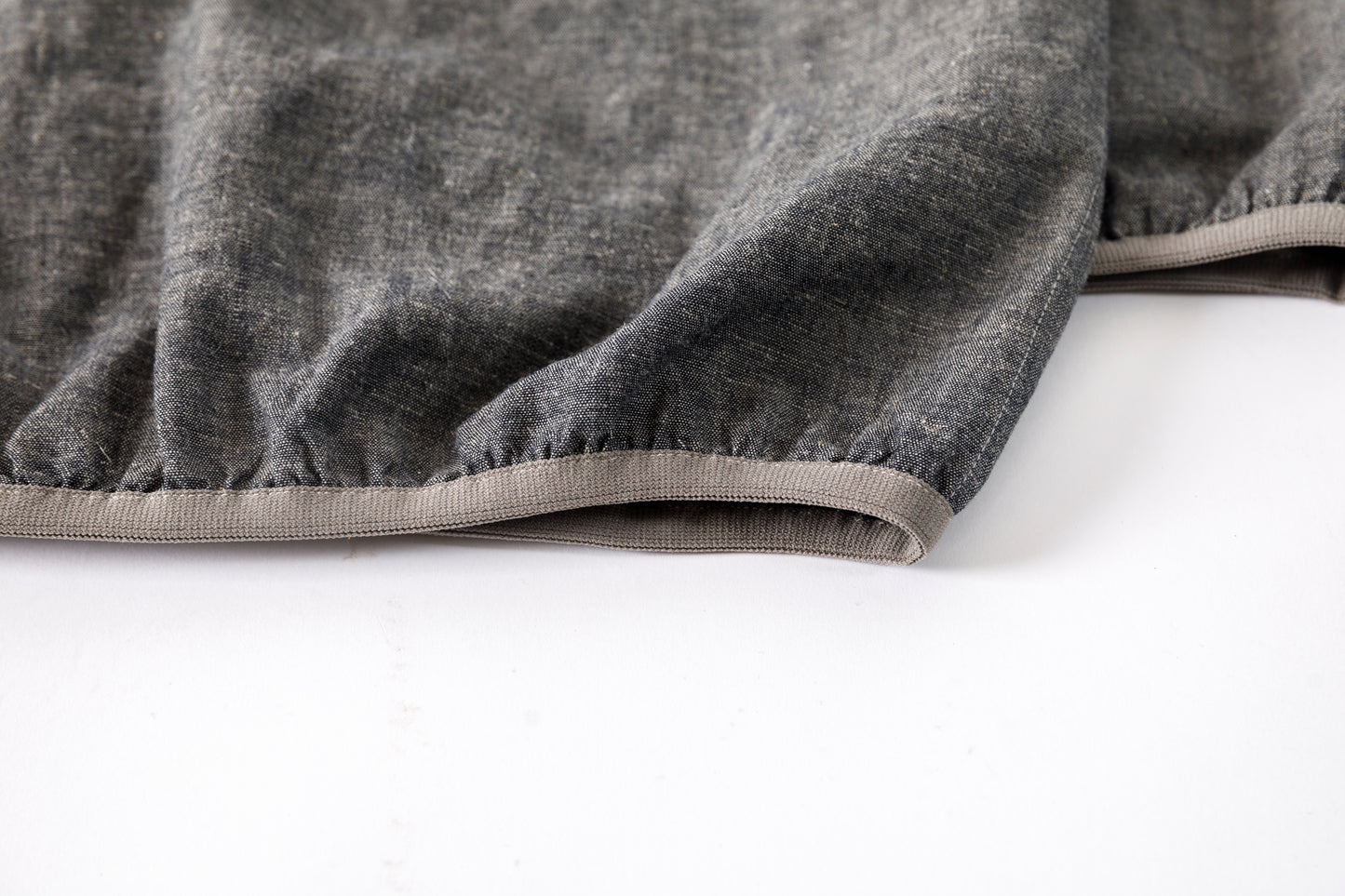 KIMURA /  narrowing cardigan - Black Chambray