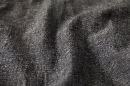 KIMURA /  narrowing cardigan - Black Chambray