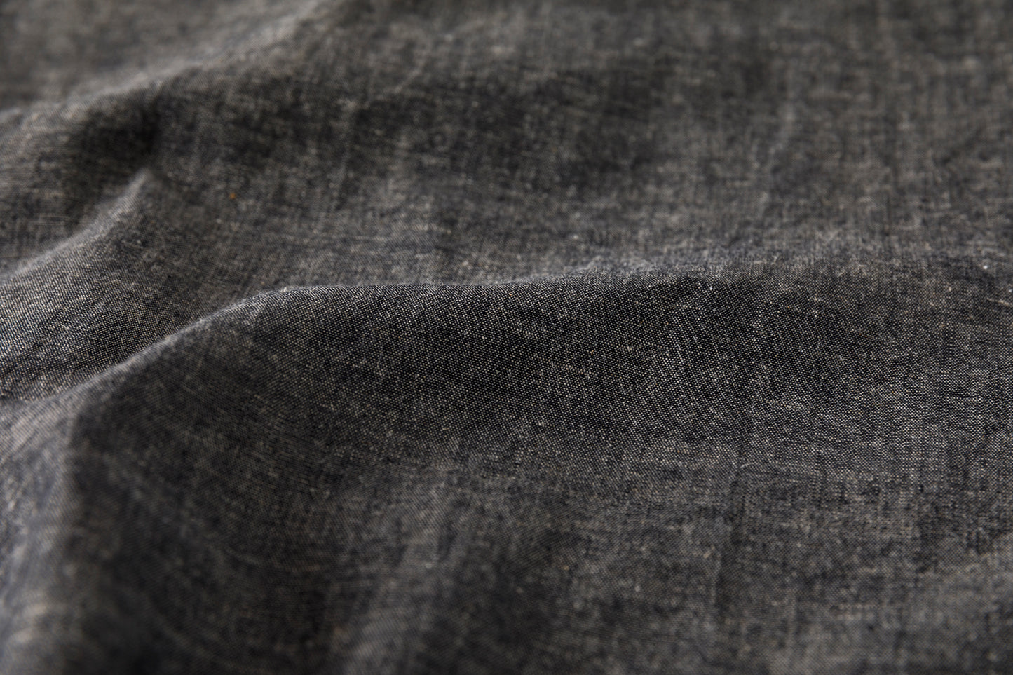 KIMURA /  narrowing cardigan - Black Chambray