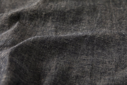 KIMURA /  narrowing cardigan - Black Chambray