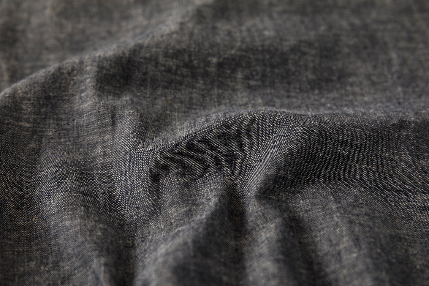 KIMURA /  narrowing cardigan - Black Chambray
