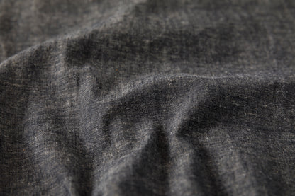 KIMURA /  narrowing cardigan - Black Chambray