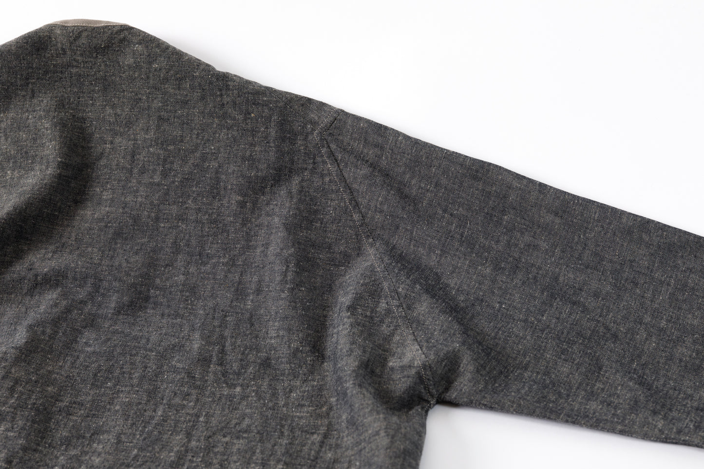 KIMURA /  narrowing cardigan - Black Chambray