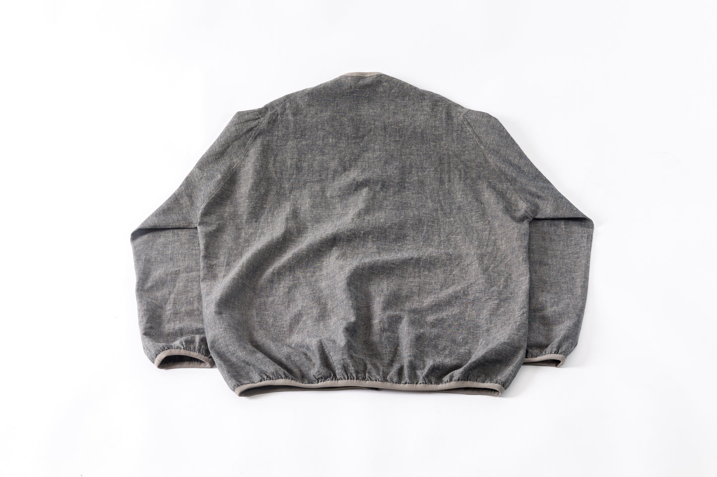 KIMURA /  narrowing cardigan - Black Chambray