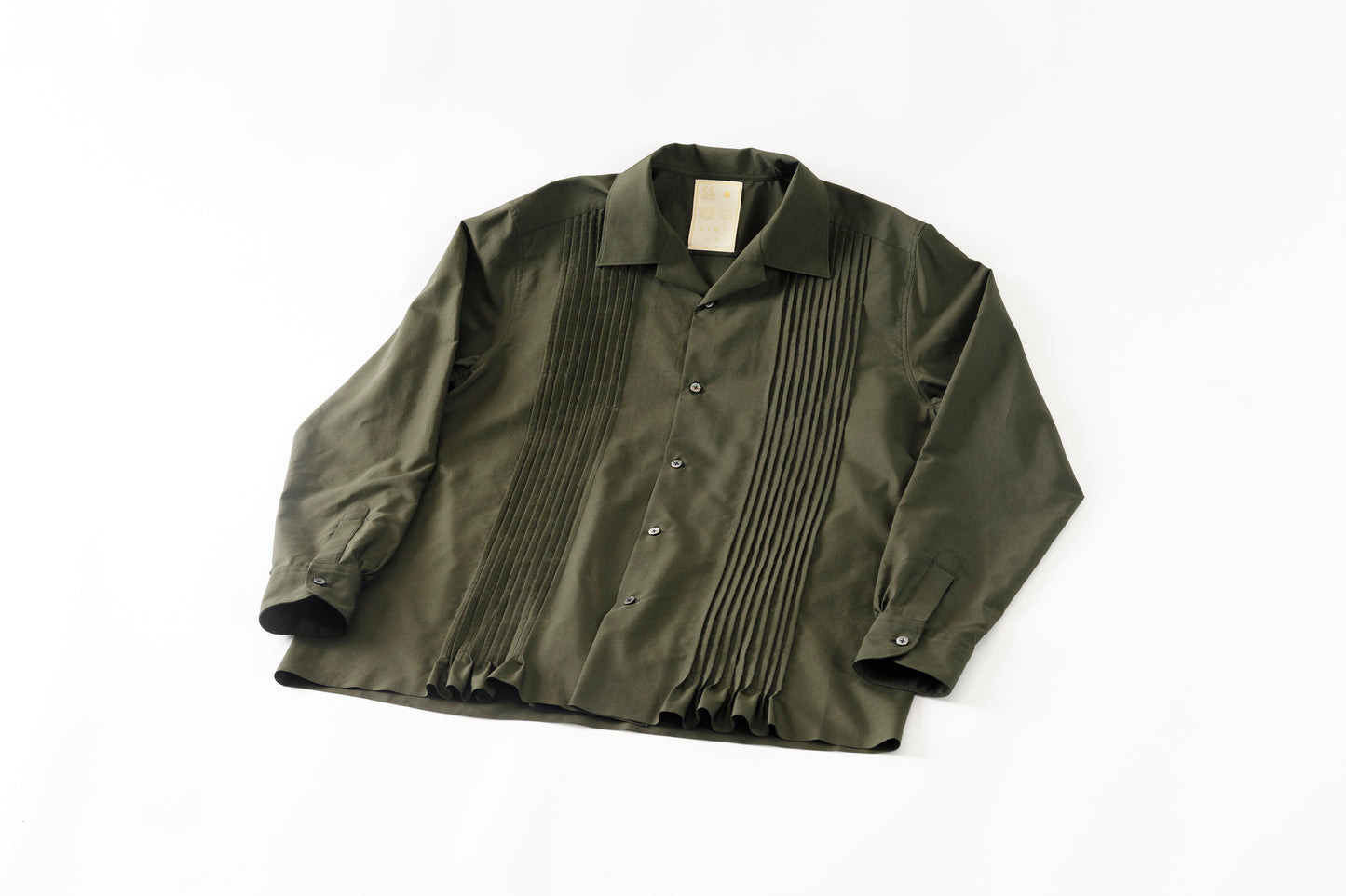 KIMURA /  Tuck Cuba Shirt(L/S) - DGR