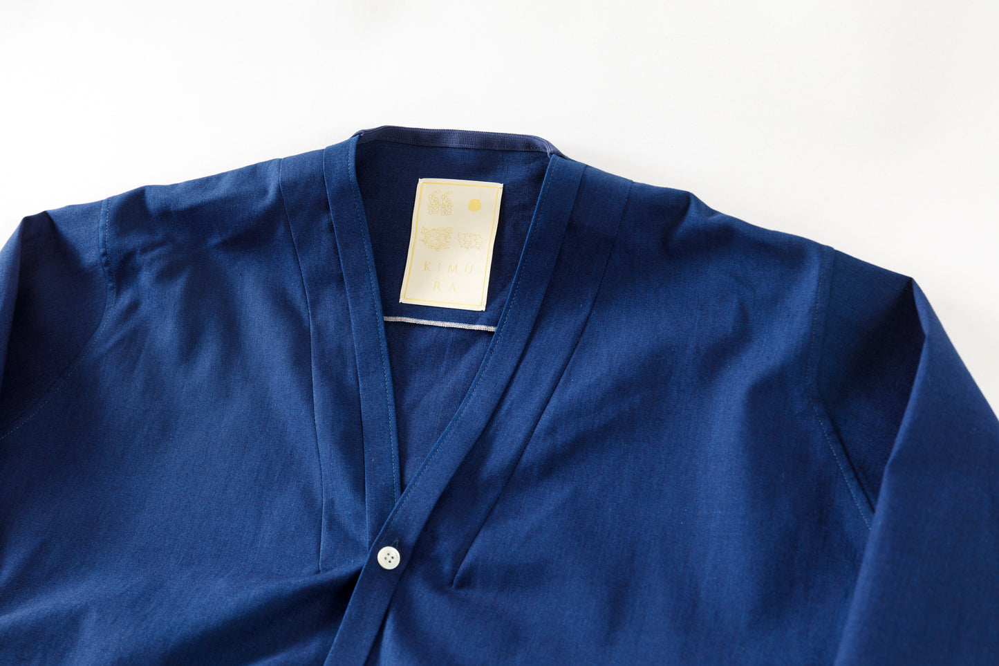 KIMURA /  Narrowing Cardigan - Indigo × Indigo