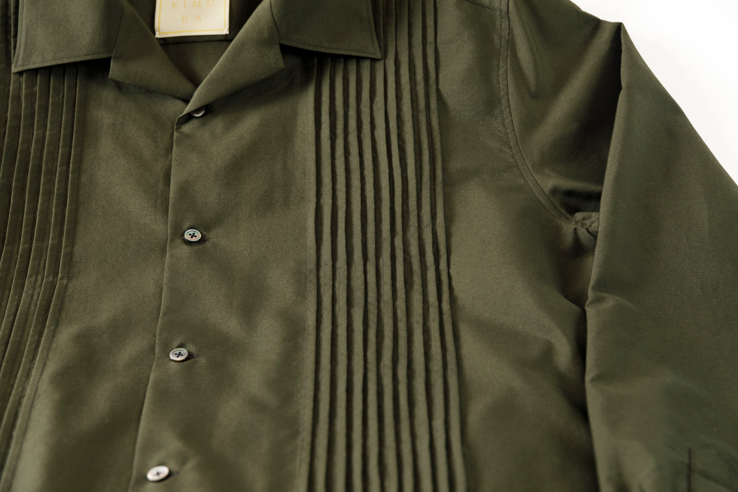 KIMURA /  Tuck Cuba Shirt(L/S) - DGR
