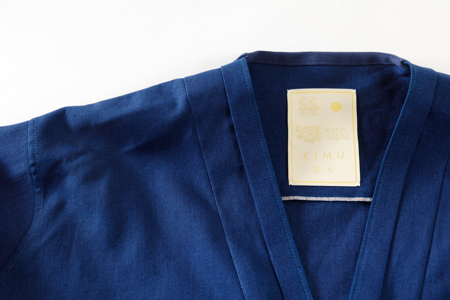 KIMURA /  Narrowing Cardigan - Indigo × Indigo