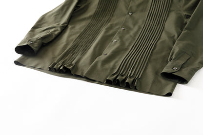KIMURA /  Tuck Cuba Shirt(L/S) - DGR
