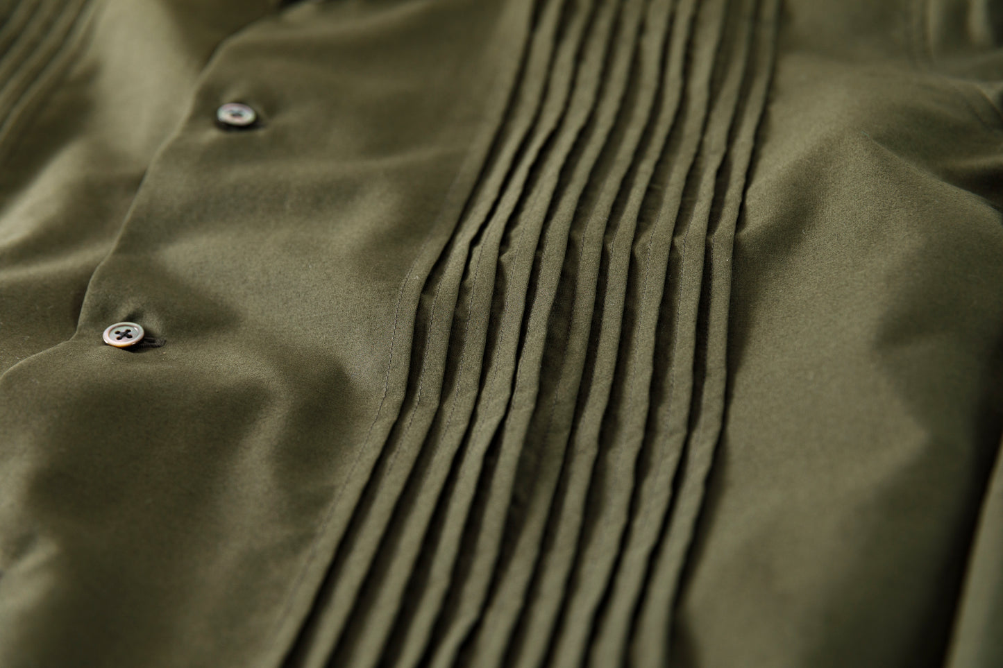 KIMURA /  Tuck Cuba Shirt(L/S) - DGR