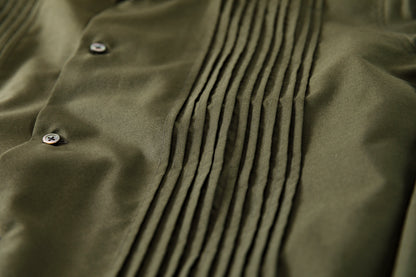 KIMURA /  Tuck Cuba Shirt(L/S) - DGR