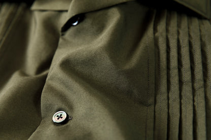 KIMURA /  Tuck Cuba Shirt(L/S) - DGR