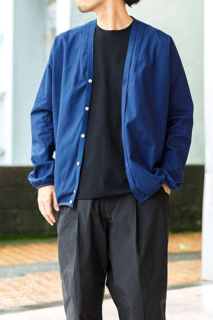 KIMURA /  Narrowing Cardigan - Indigo × Indigo