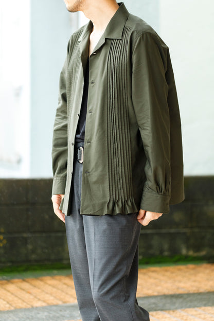 KIMURA /  Tuck Cuba Shirt(L/S) - DGR