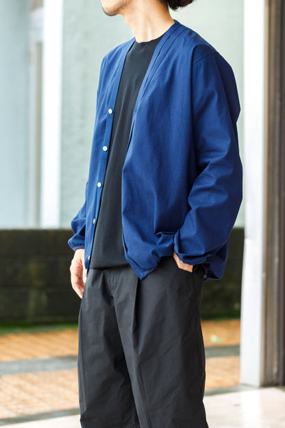 KIMURA /  Narrowing Cardigan - Indigo × Indigo