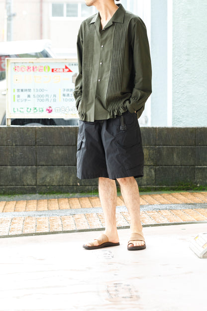 KIMURA /  Tuck Cuba Shirt(L/S) - DGR