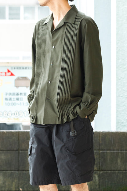 KIMURA /  Tuck Cuba Shirt(L/S) - DGR