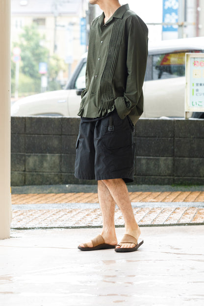 KIMURA /  Tuck Cuba Shirt(L/S) - DGR