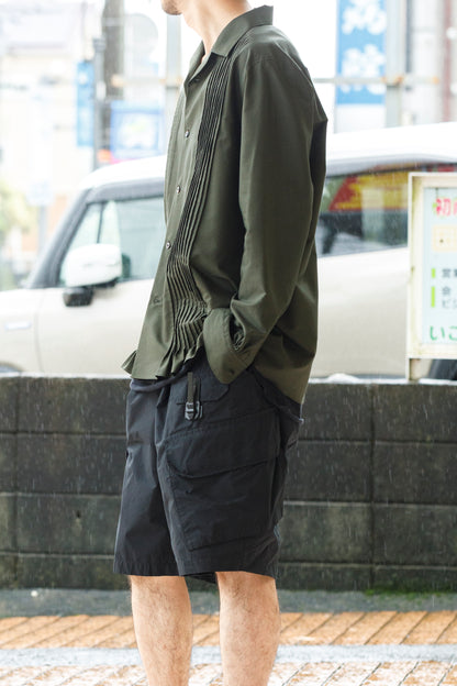 KIMURA /  Tuck Cuba Shirt(L/S) - DGR