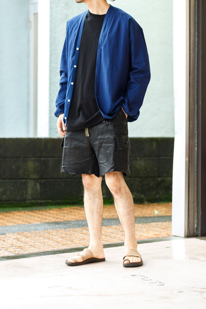 KIMURA /  Narrowing Cardigan - Indigo × Indigo