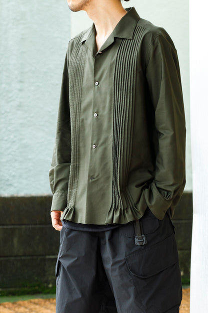 KIMURA /  Tuck Cuba Shirt(L/S) - DGR