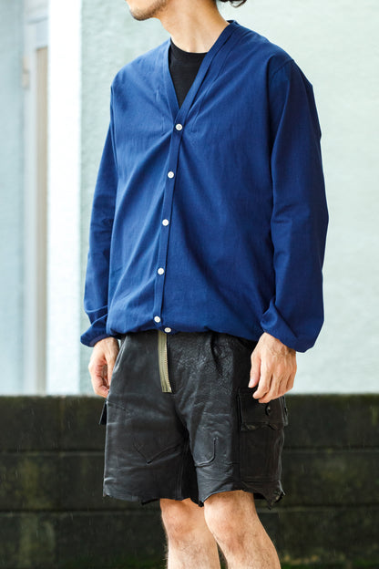 KIMURA /  Narrowing Cardigan - Indigo × Indigo
