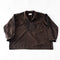 SARTO / COTTON CHANMBRAY EMBROIGERY SHIRT - DARK BROWN