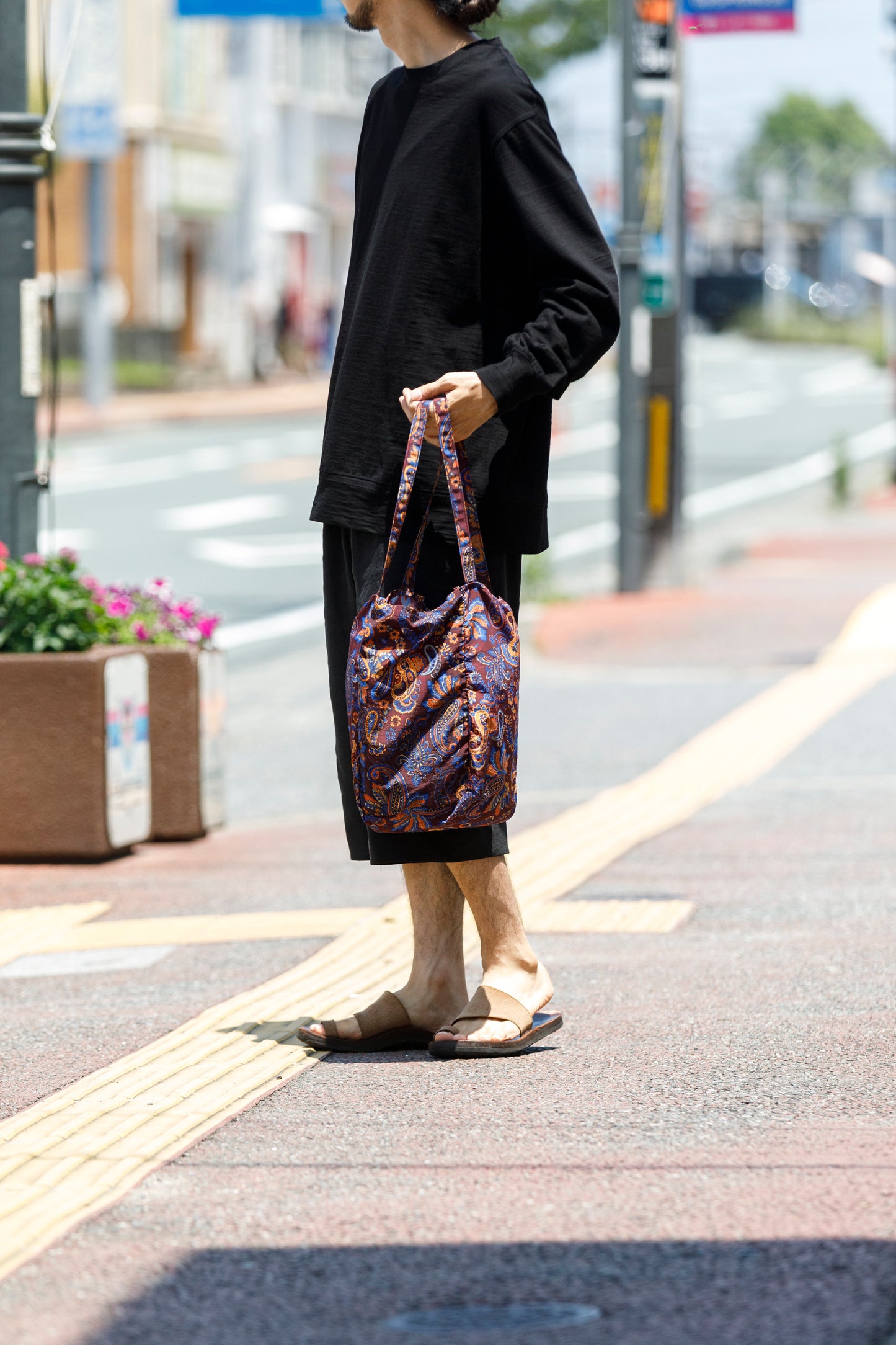 AMIACALVA / F130 Eazy bag (M) - PAISLER AZUKI
