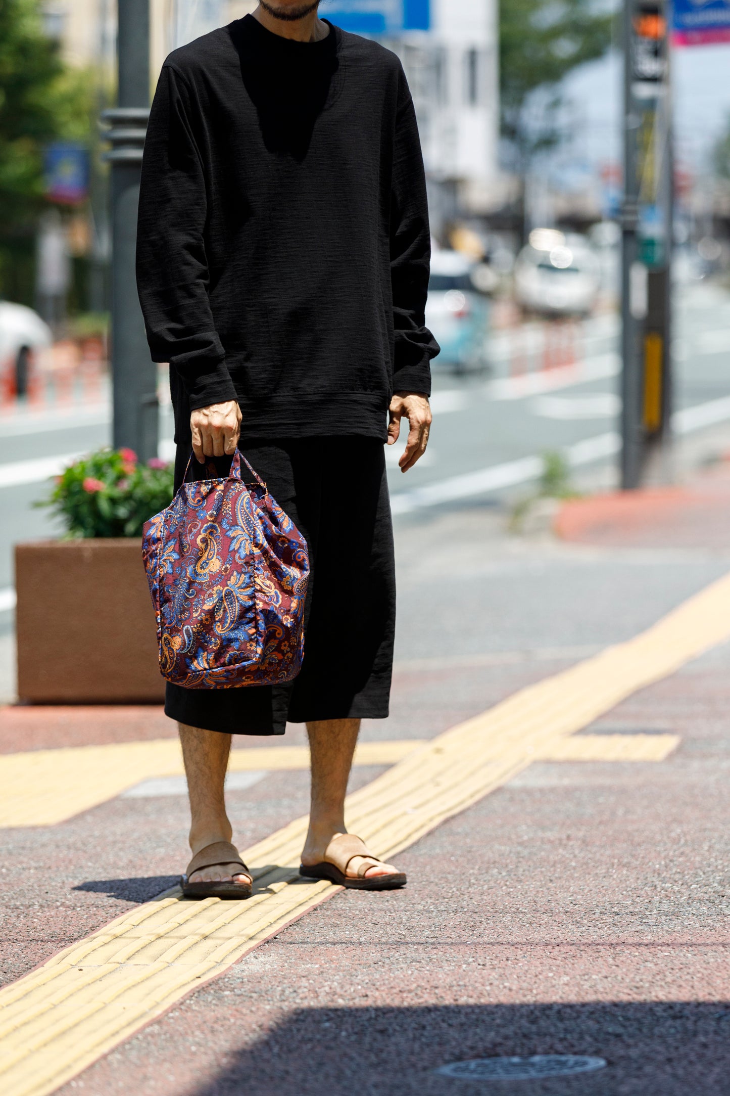 AMIACALVA / F130 Eazy bag (M) - PAISLER AZUKI