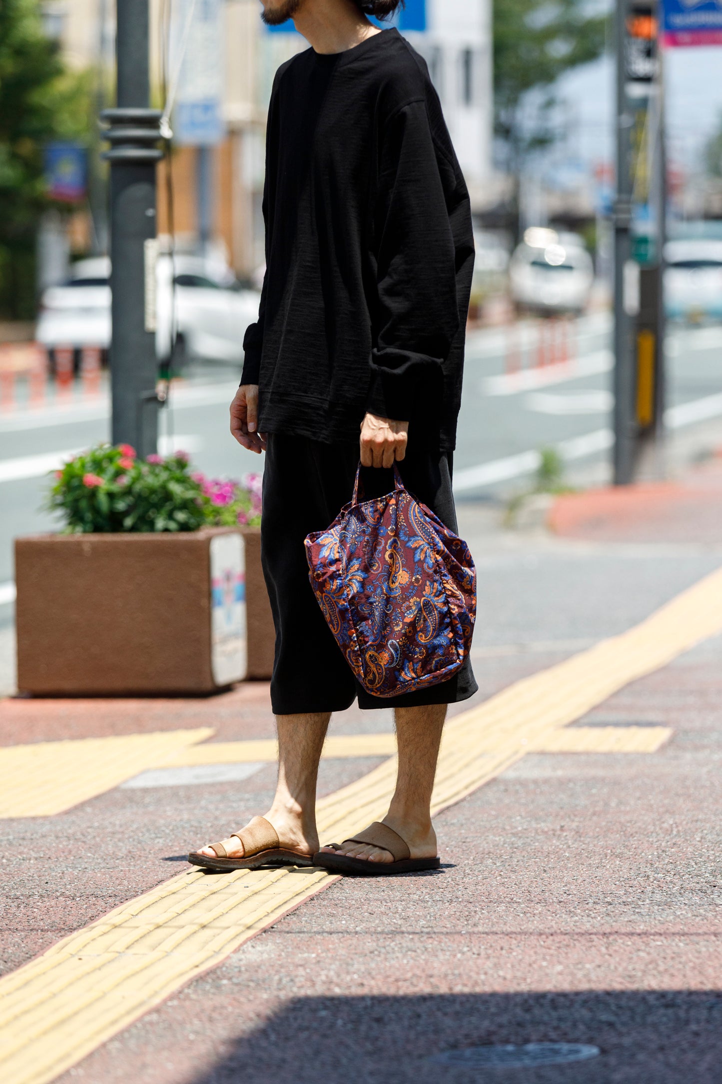 AMIACALVA / F130 Eazy bag (M) - PAISLER AZUKI