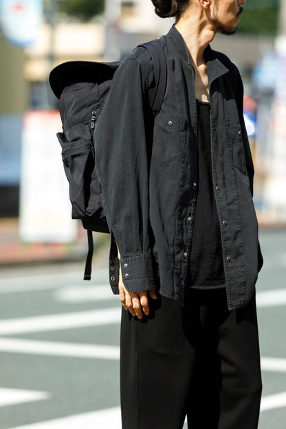 AMIACALVA / F-041 Gabardine Backpack - Black(XL)