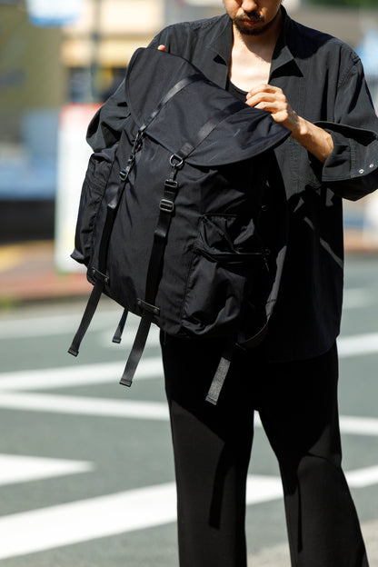 AMIACALVA / F-041 Gabardine Backpack - Black(XL)