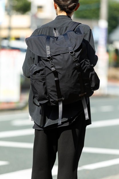 AMIACALVA / F-041 Gabardine Backpack - Black(XL)