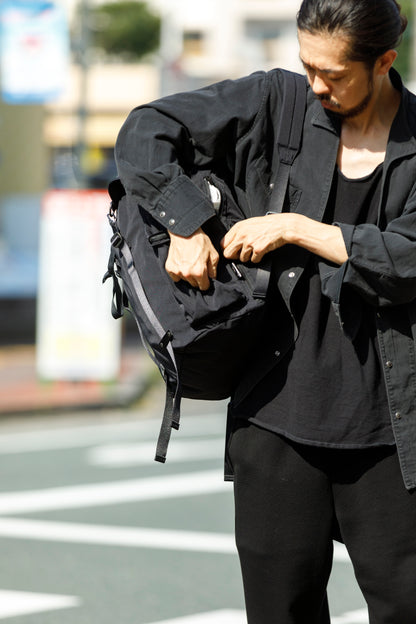 AMIACALVA / F-041 Gabardine Backpack - Black(XL)