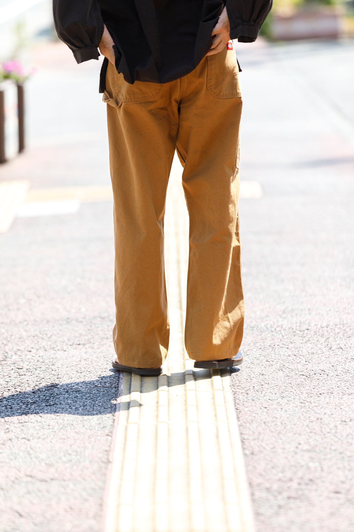 CHANGES / CH4107 Remake Painter Pants - Beige / Type B