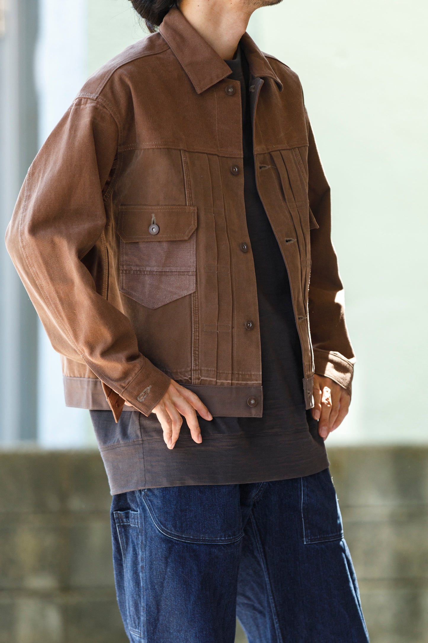 CHANGES / CH5069 Remake 2nd Type Jacket  - Brown