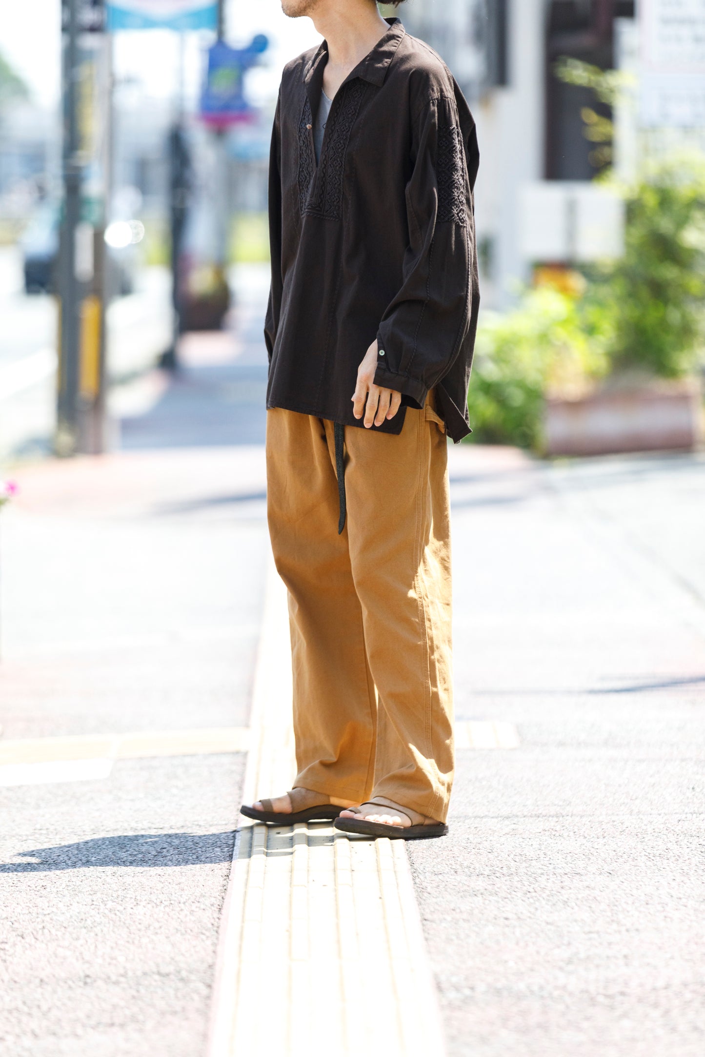 CHANGES / CH4107 Remake Painter Pants - Beige / Type B