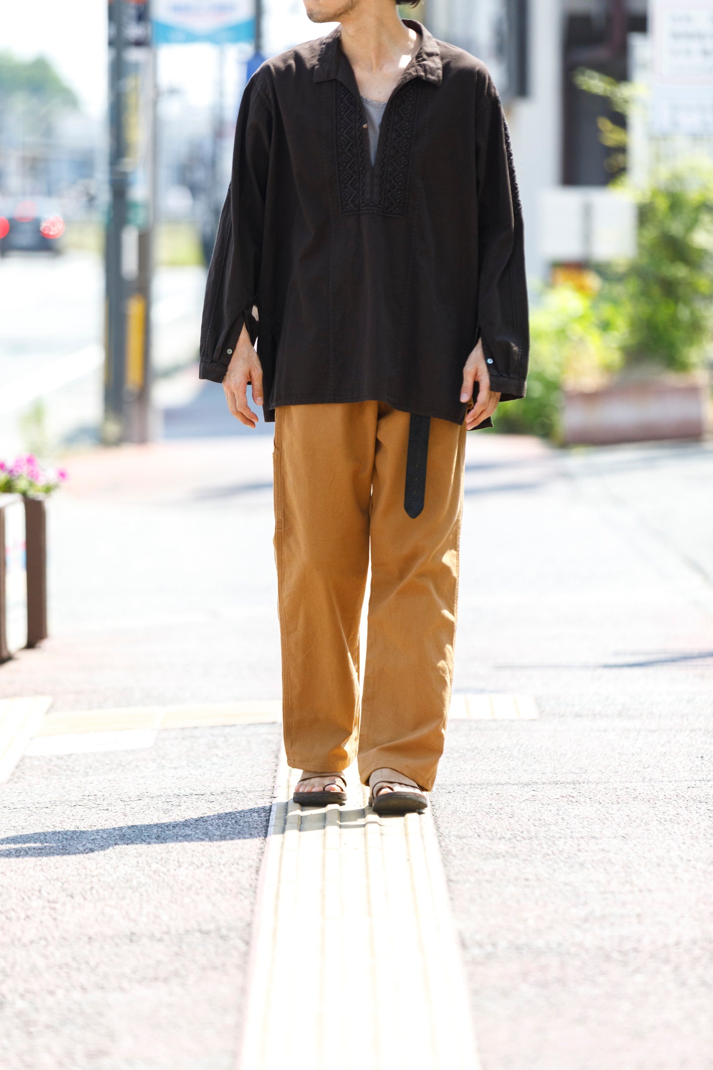 CHANGES / CH4107 Remake Painter Pants - Beige / Type B