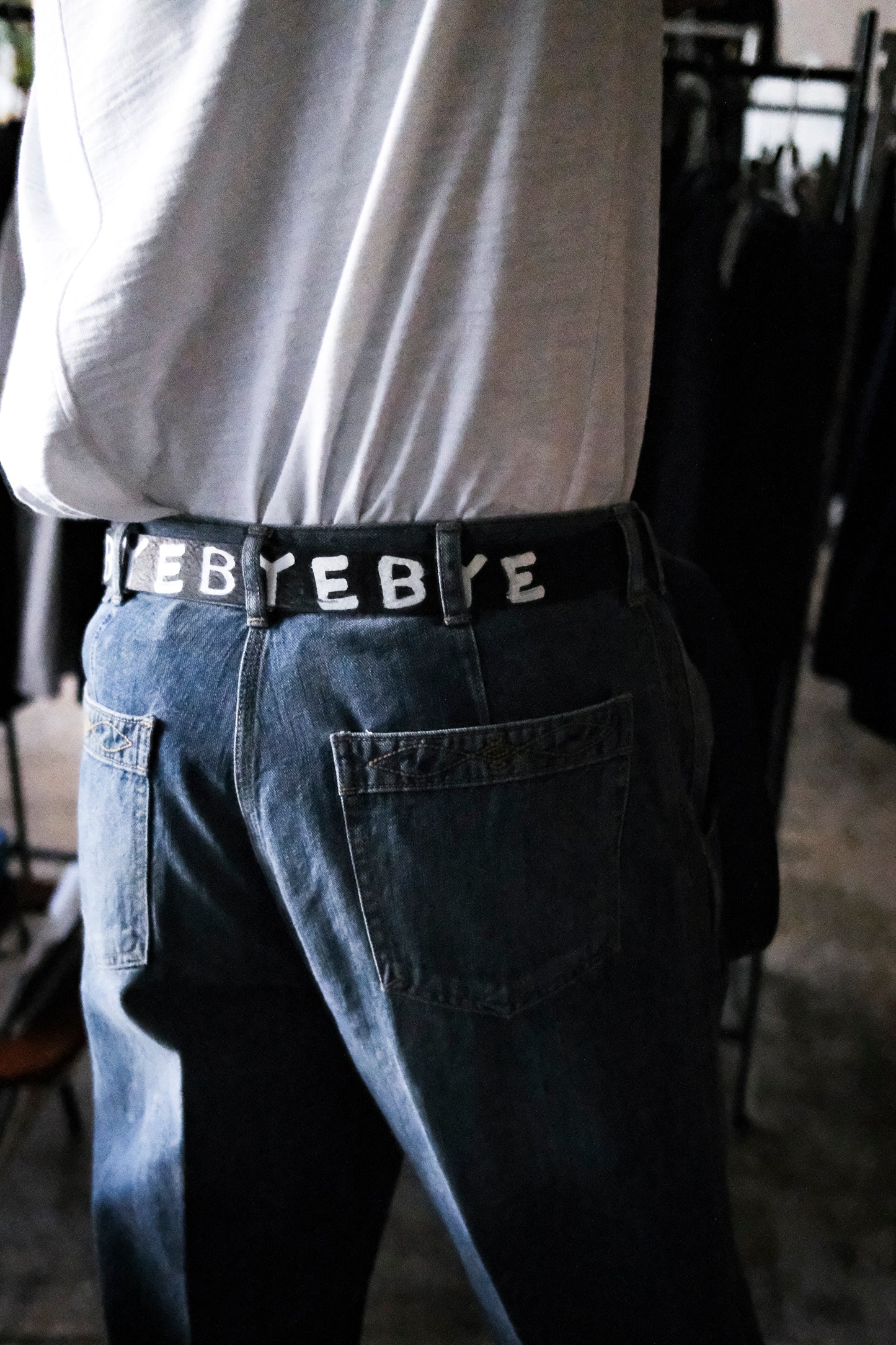 Willow Pants / R-002 BYE BYE BYE BELT - NARROW