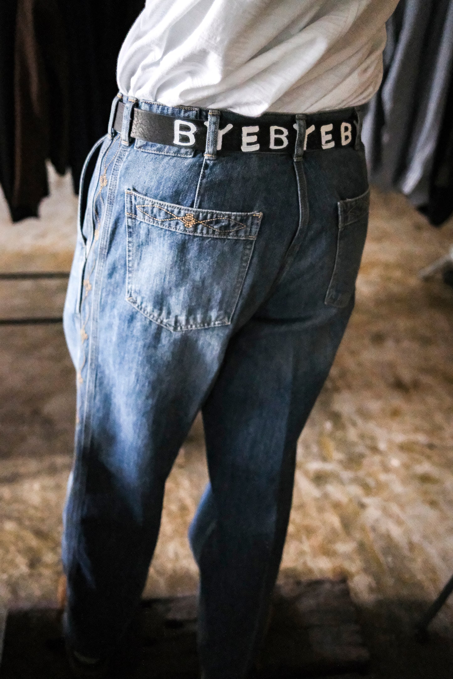 Willow Pants / R-002 BYE BYE BYE BELT - NARROW