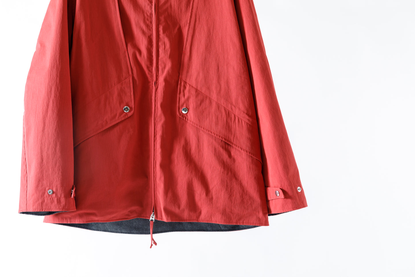 SARTO / WOOL LINING MOUNTAIN PARKA - RED × M.GREY