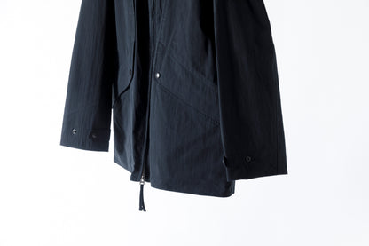 SARTO / WOOL LINING MOUNTAIN PARKA - BLACK × BROWN