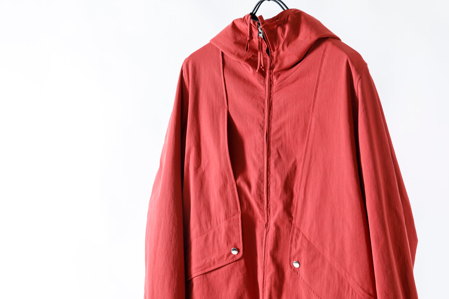 SARTO / WOOL LINING MOUNTAIN PARKA - RED × M.GREY