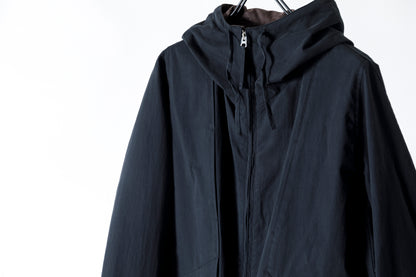 SARTO / WOOL LINING MOUNTAIN PARKA - BLACK × BROWN
