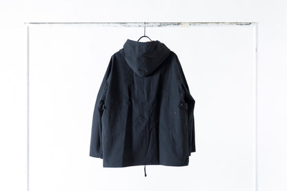 SARTO / WOOL LINING MOUNTAIN PARKA - BLACK × BROWN