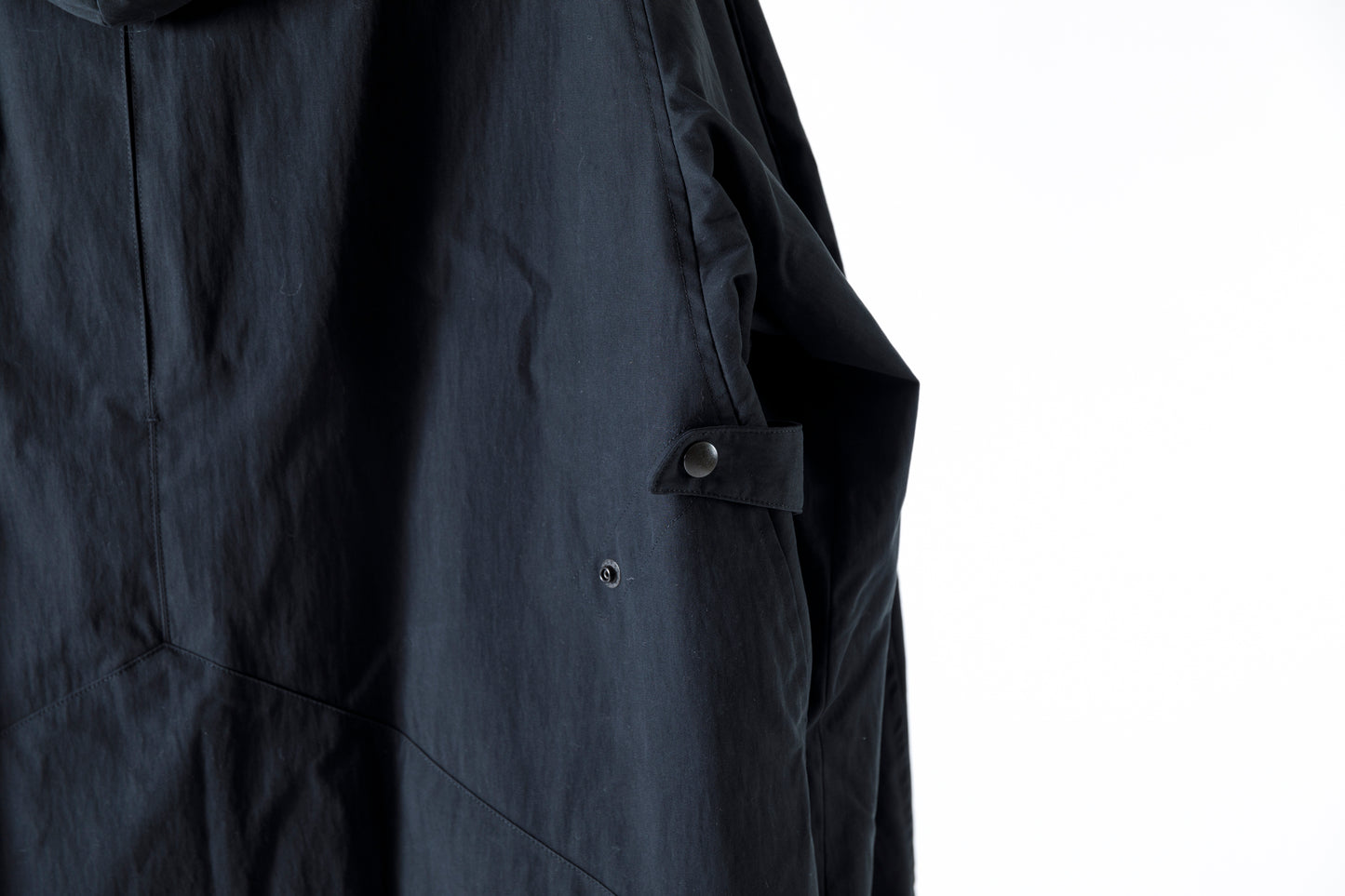 SARTO / WOOL LINING MOUNTAIN PARKA - BLACK × BROWN