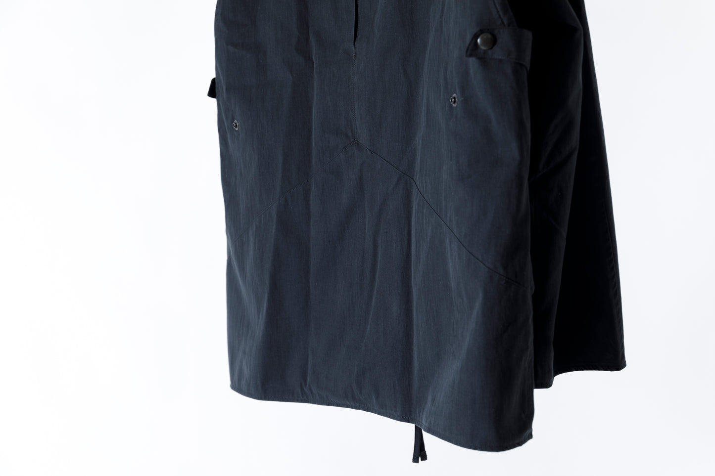 SARTO / WOOL LINING MOUNTAIN PARKA - BLACK × BROWN