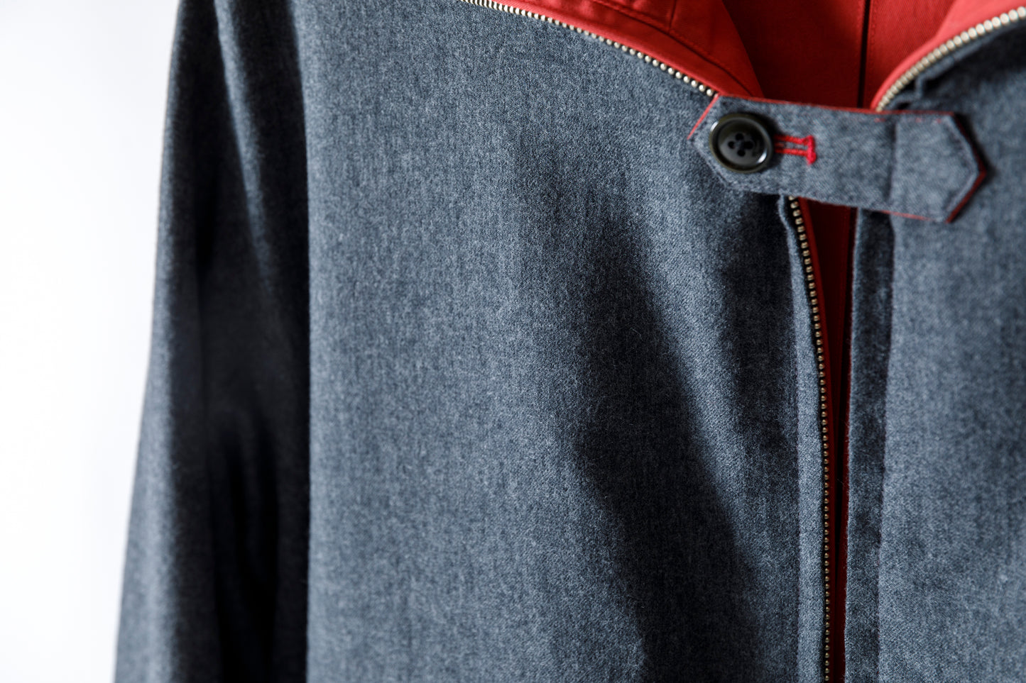 SARTO / WOOL LINING MOUNTAIN PARKA - RED × M.GREY